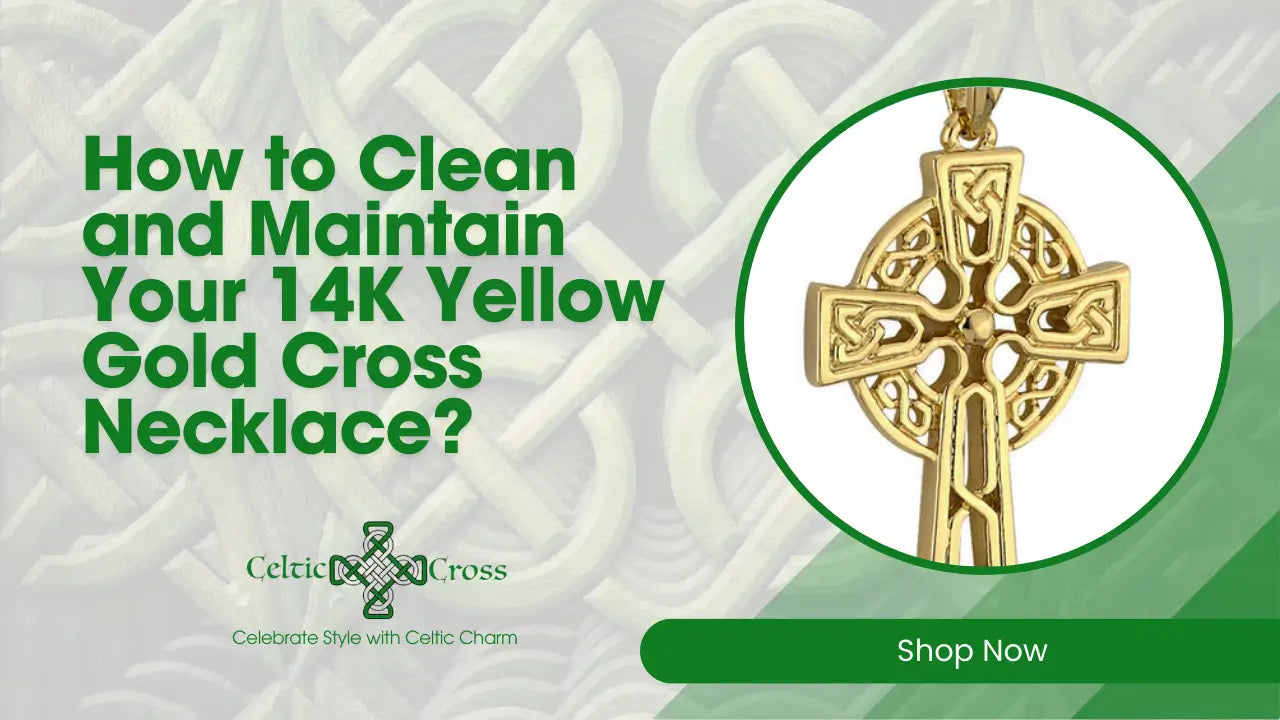 How to Clean and Maintain Your 14K Yellow Gold Cross Necklace?