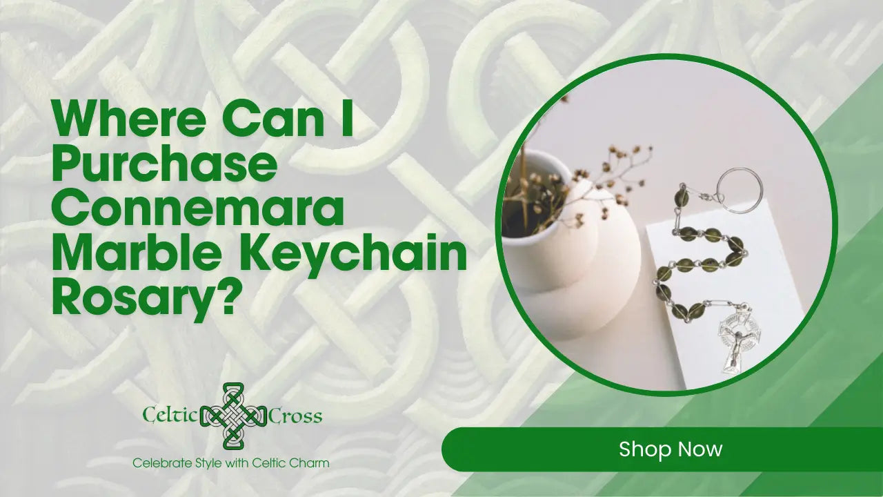 Where Can I Purchase Connemara Marble Keychain Rosary?