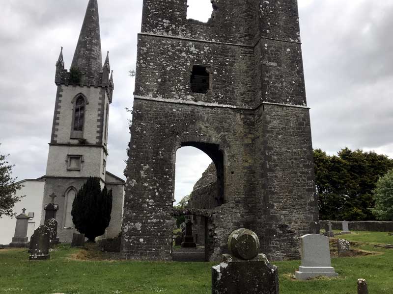 The Celtic Cross and Abbey of Duleek