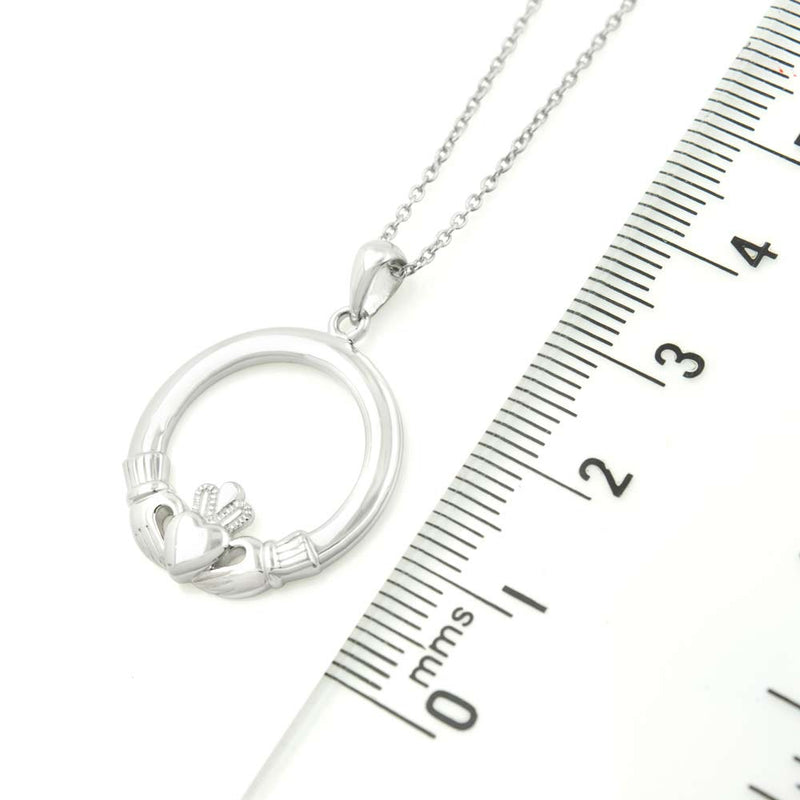 Sterling Silver Claddagh Pendant