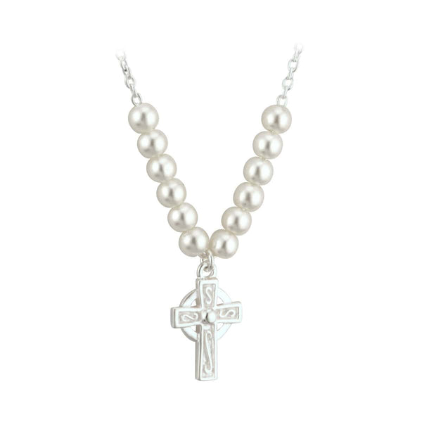kids celtic cross necklace