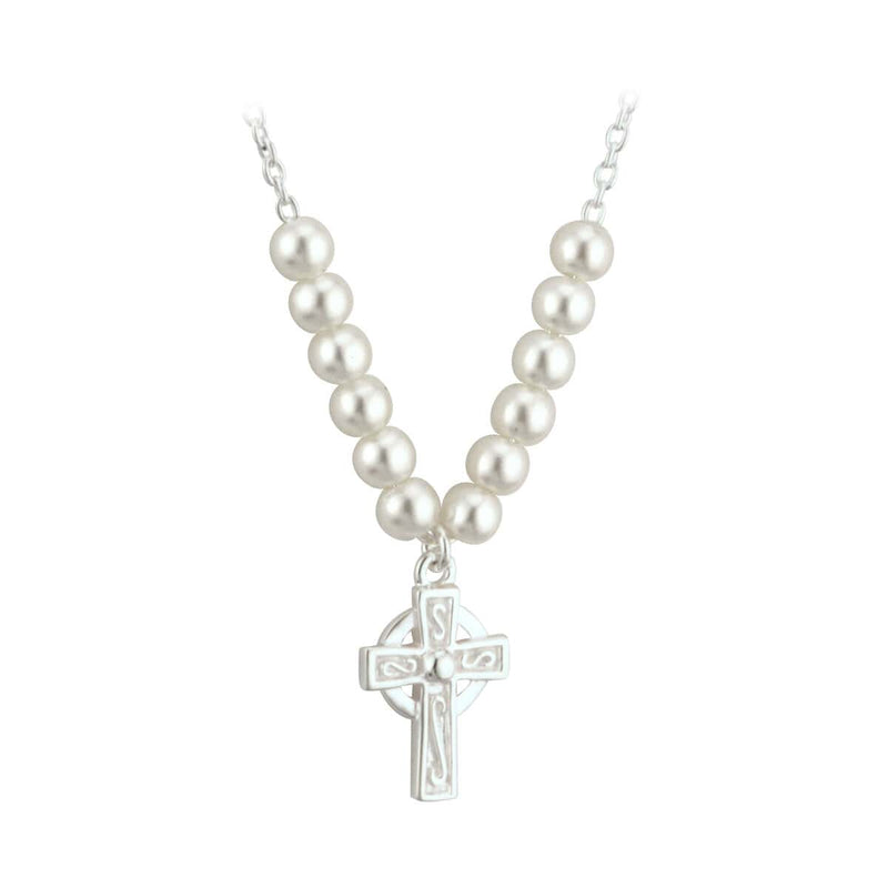 kids celtic cross necklace