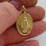 Medium 9K Gold Miraculous Medal