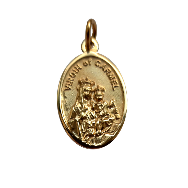 9ct Gold Virgin of Carmel Medal