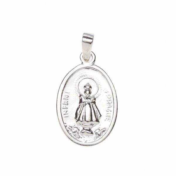 Medalla religiosa del Niño Jesús de Praga