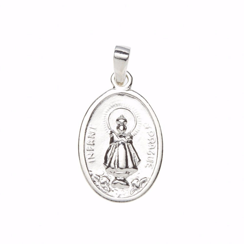 Medalla religiosa del Niño Jesús de Praga