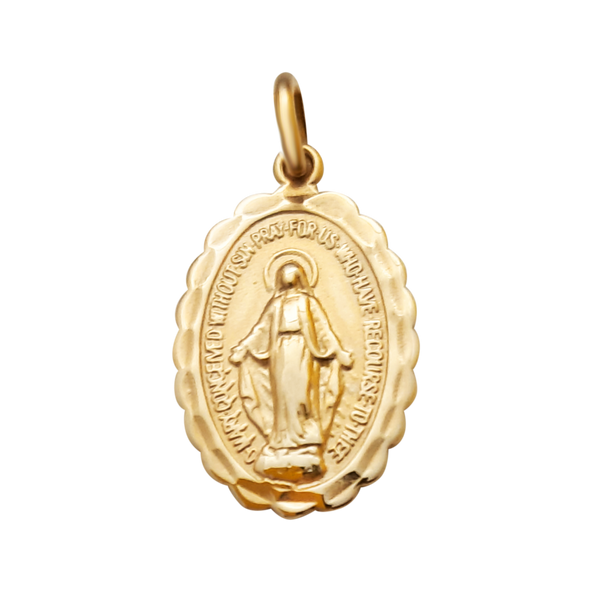 9k Gold Miraculous Medal