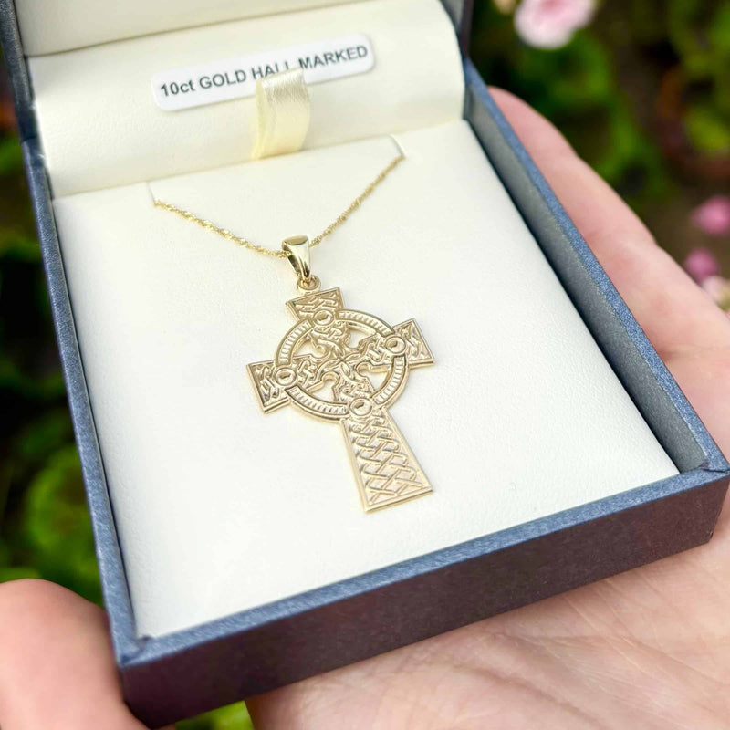 Solid Gold Traditional Celtic Cross