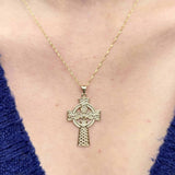 Solid Gold Traditional Celtic Cross