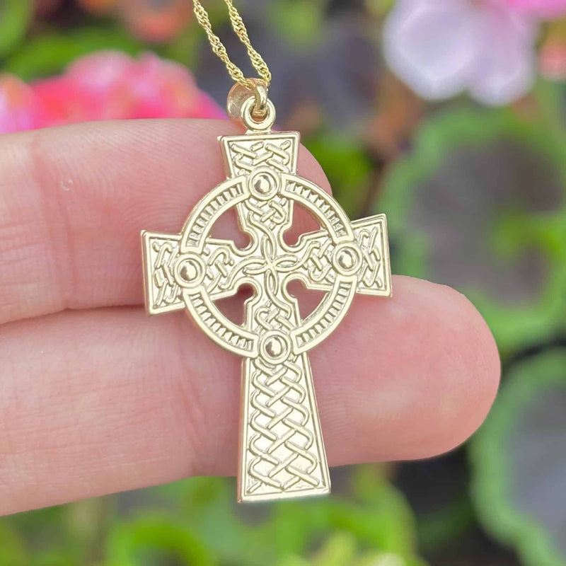 Solid Gold Traditional Celtic Cross