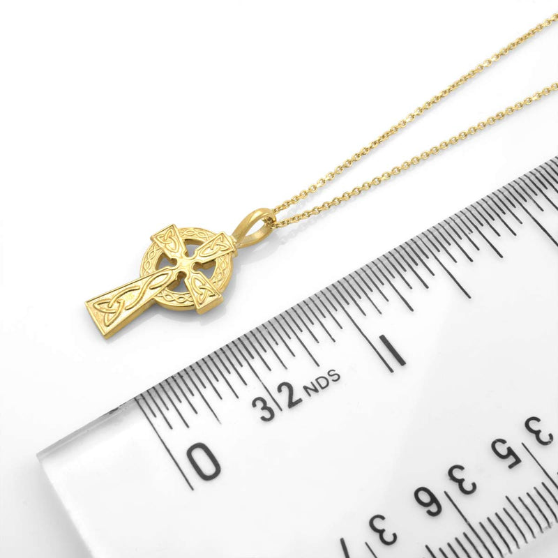 Chunky Solid Gold Cross