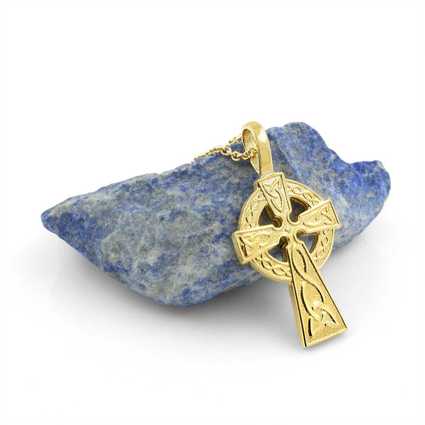 Chunky Solid Gold Cross