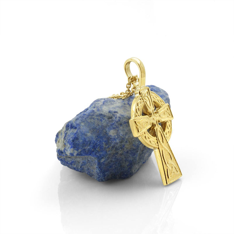 Chunky Solid Gold Cross