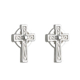 Pendientes de Plata Cruz Celta para Niñas