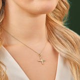 14k Solid Gold St. Brigid's Cross