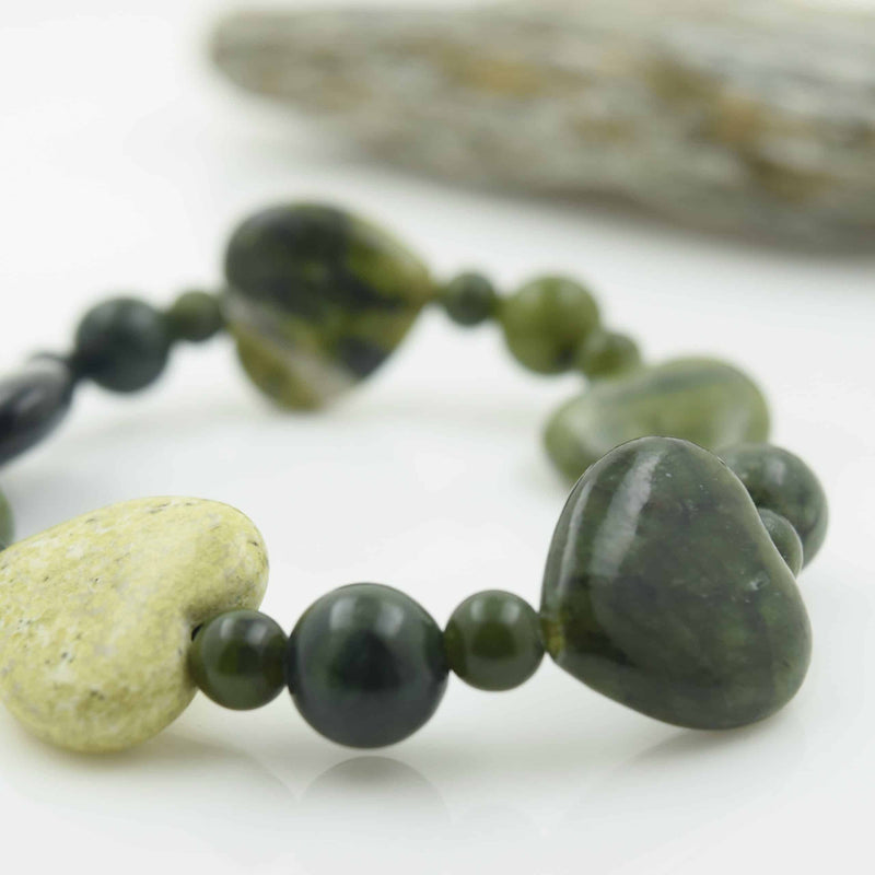 Connemara Marble Heart Bracelet