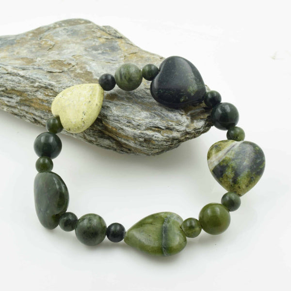 Connemara Marble Heart Bracelet