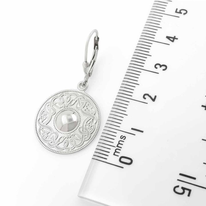 Pendientes de plata Guerrero Celta