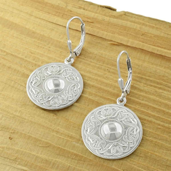 Pendientes de plata Guerrero Celta