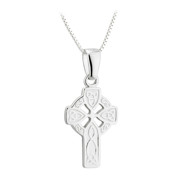 Add to Wishlist Sterling Silver Small Engraved Cross Pendant