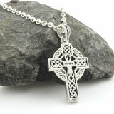 Sterling Silver Tree of Life Cross Necklace