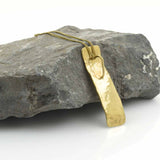 9k Gold Ogham Necklace