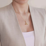 14K Gold Vermeil Trinity Knot Necklace