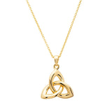14K Gold Vermeil Trinity Knot Necklace