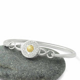Pequeña pulsera de guerrero celta – con cuenta de oro de 18K