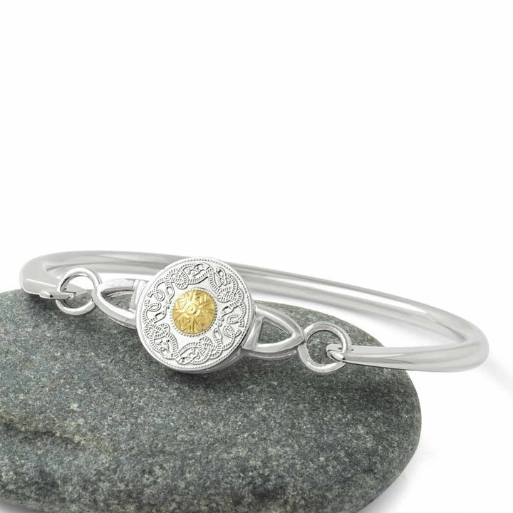 Pequeña pulsera de guerrero celta – con cuenta de oro de 18K