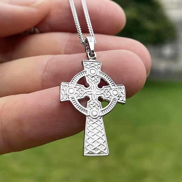 Double Sided Traditional Cross Necklace