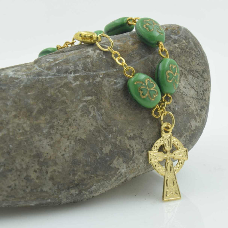 Irish Celtic Rosary Bracelet