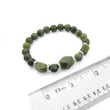 Connemara Marble Watermelon Shaped Stretch Bracelet