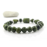 Connemara Marble Watermelon Shaped Stretch Bracelet