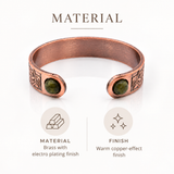Connemara Marble Bead Copper Effect Irish Bracelet