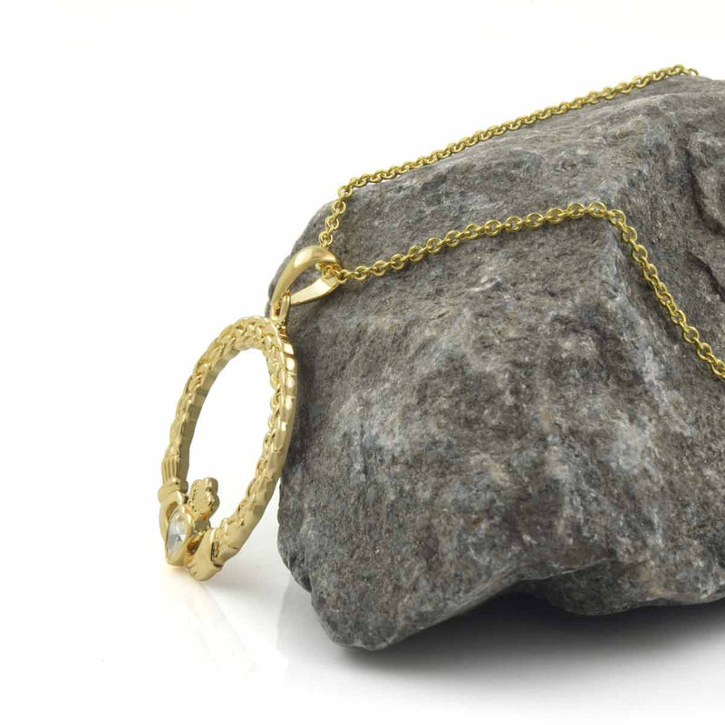Claddagh Gold Pendant