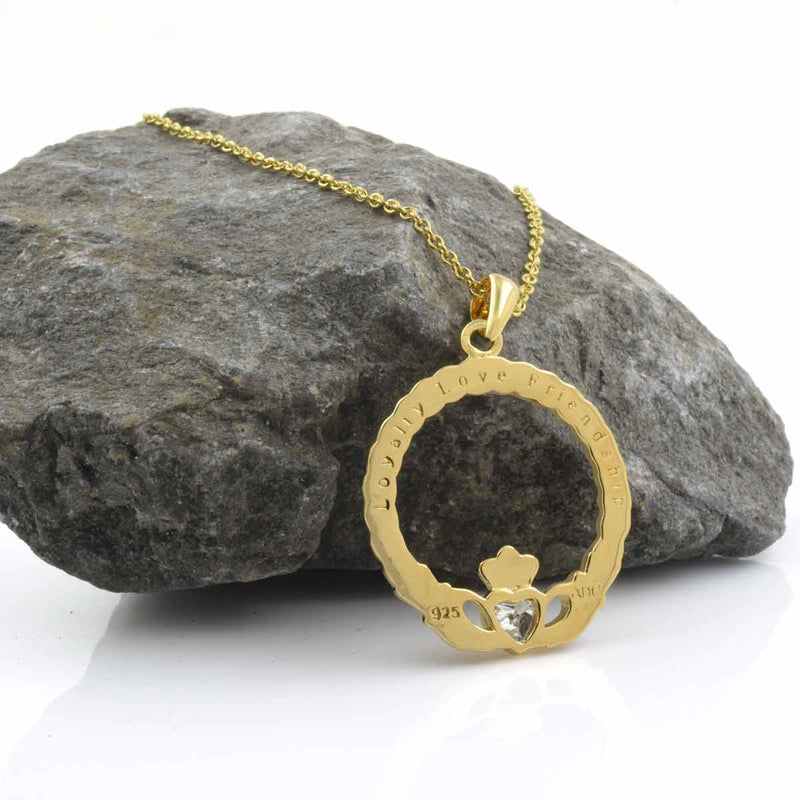 Claddagh Gold Pendant