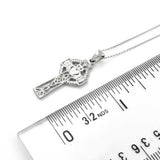 Claddagh and Trinity Knot Celtic Cross