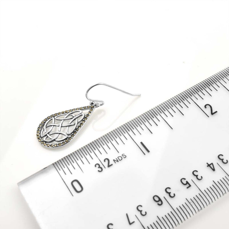 Pendientes de marquesita en forma de lágrima