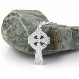 Medium Silver Traditional Cross Necklace