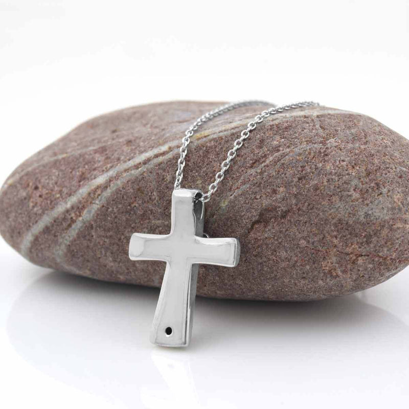 Silver Oxidized Celtic Cross