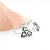 Pendientes Nudo de la Trinidad de Mármol de Connemara
