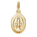 Gold miraculous medal