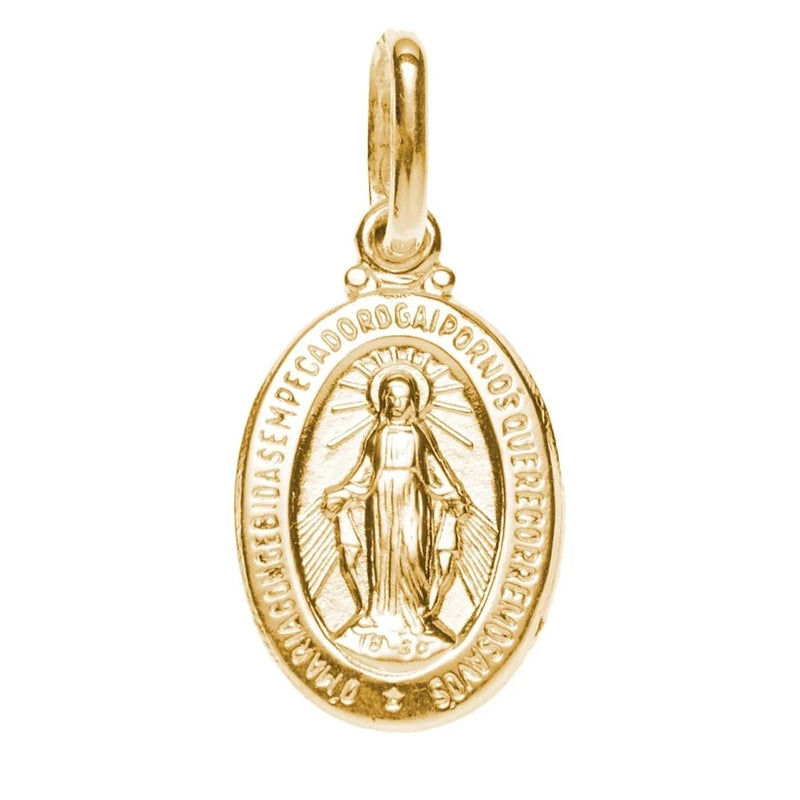 Gold miraculous medal