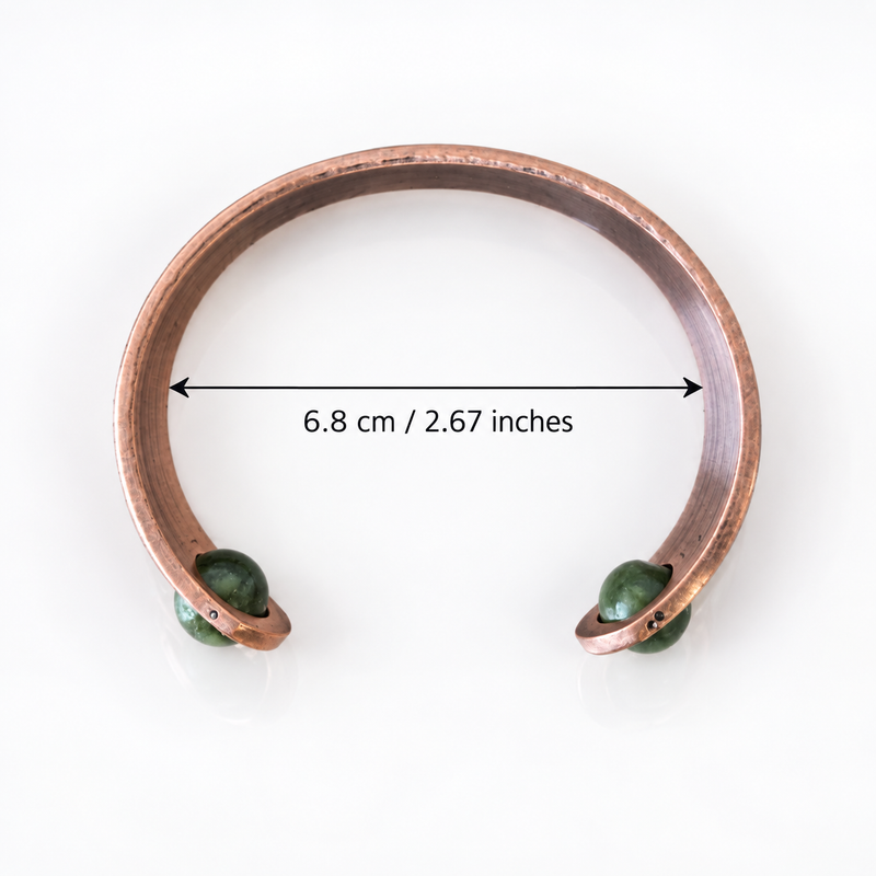 Connemara Marble Bead Copper Effect Irish Bracelet