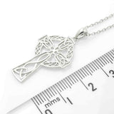 filigree celtic cross necklace