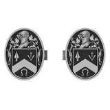 Gemelos con Escudo de Armas Grande