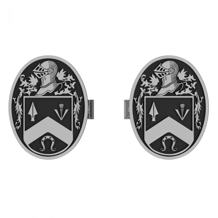 Gemelos con Escudo de Armas Grande