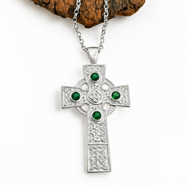 High Cross with Emeralds