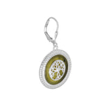 Tree Of Life Connemara Marble Earrings